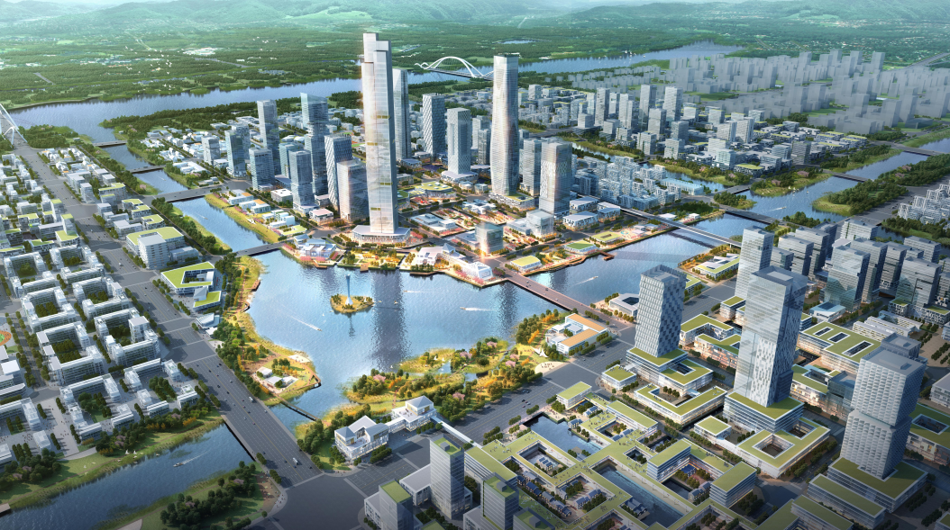 城市新高度、产业新高地！翠亨新区即将打造智创中轴490米南塔项目