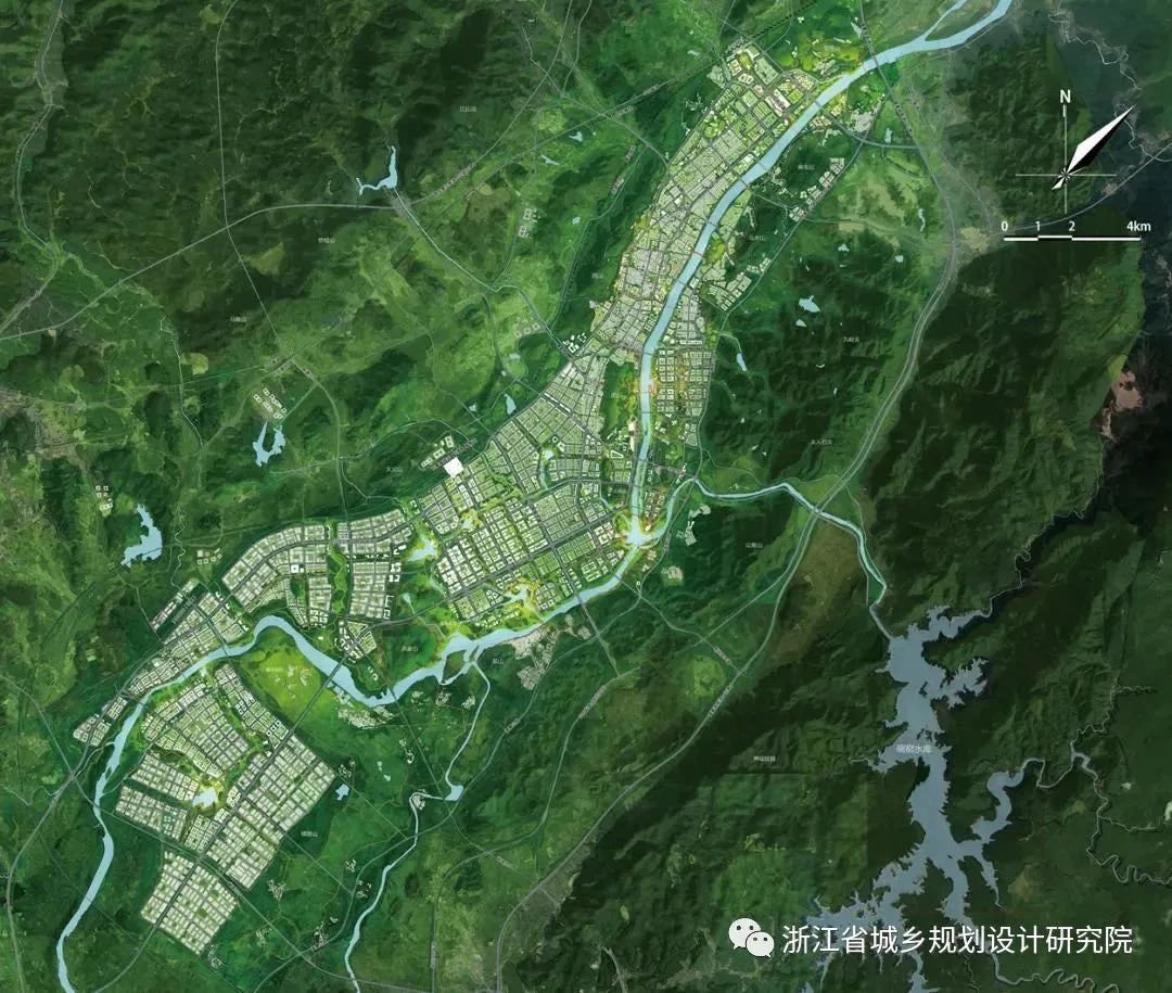 浙江省城乡规划设计研究院 衢州是地级市,城市可建范围要比江山大一些
