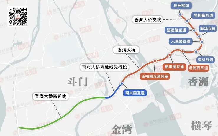 坦洲造贝冲刺阶段香海大桥支线今年底通车