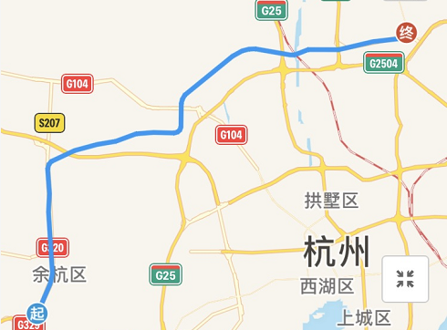 花絮:今年5月,中环绍兴柯桥段地面道路(104国道绍兴柯桥至柯岩段改建