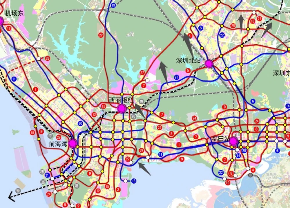 干货深圳地铁5期线路曝光10条地铁线哪条经过你家