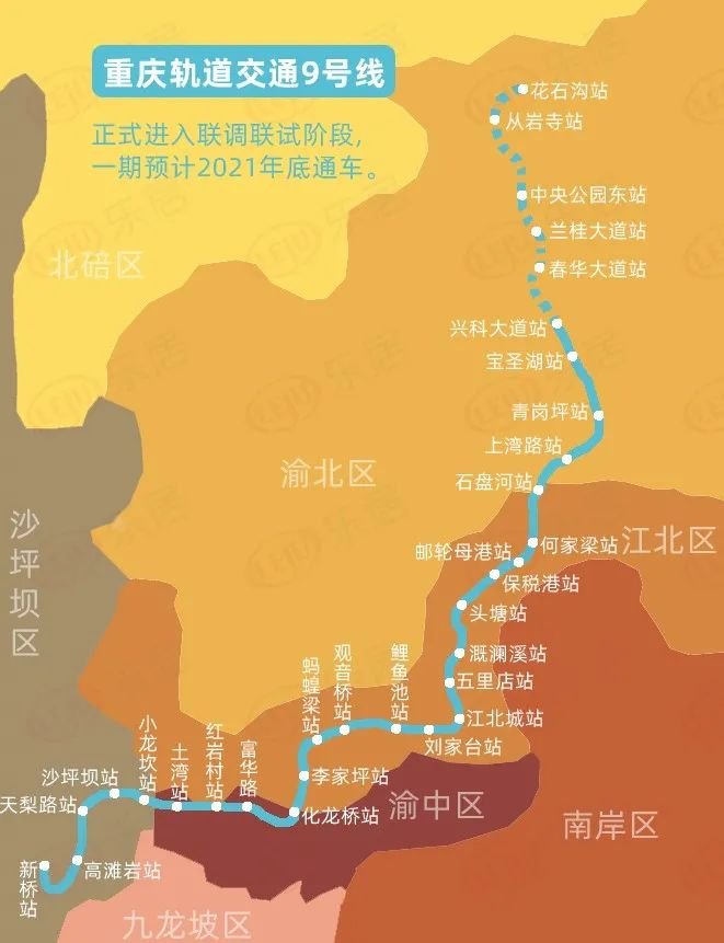 重庆9号线最新进展曝光轨道沿线房价出炉15盘2万买房必看