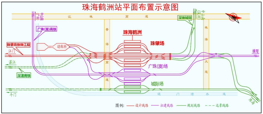 规划披露珠海高铁枢纽超牛