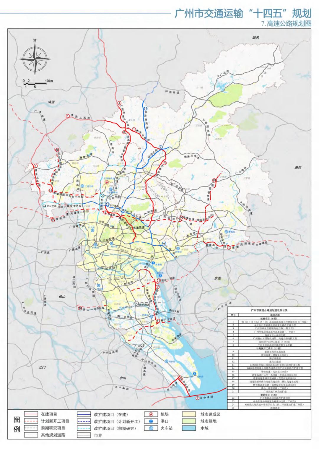 重磅投资6507亿广州市交通运输十四五规划发布多条地铁城际规划线路