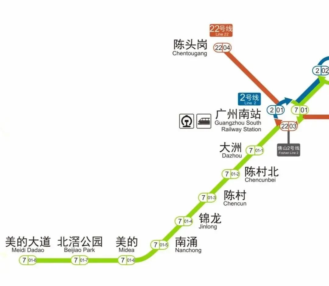 最新广州地铁7号线西延顺德段有望年底开通