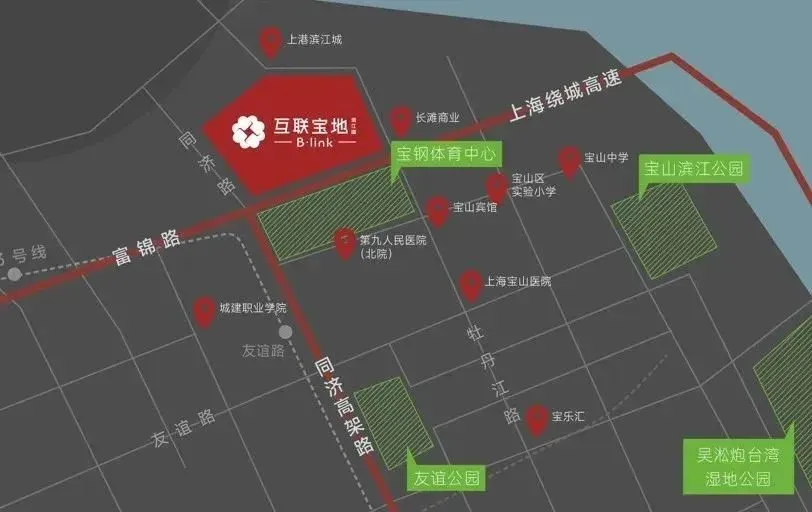 上海长滩四期南侧一路之隔生态商务园区—互联宝地?滨江园!即将投入运营,未来会导入更多企业及人才办公,也会引进一些高端餐饮品牌!-房产资讯-房天下
