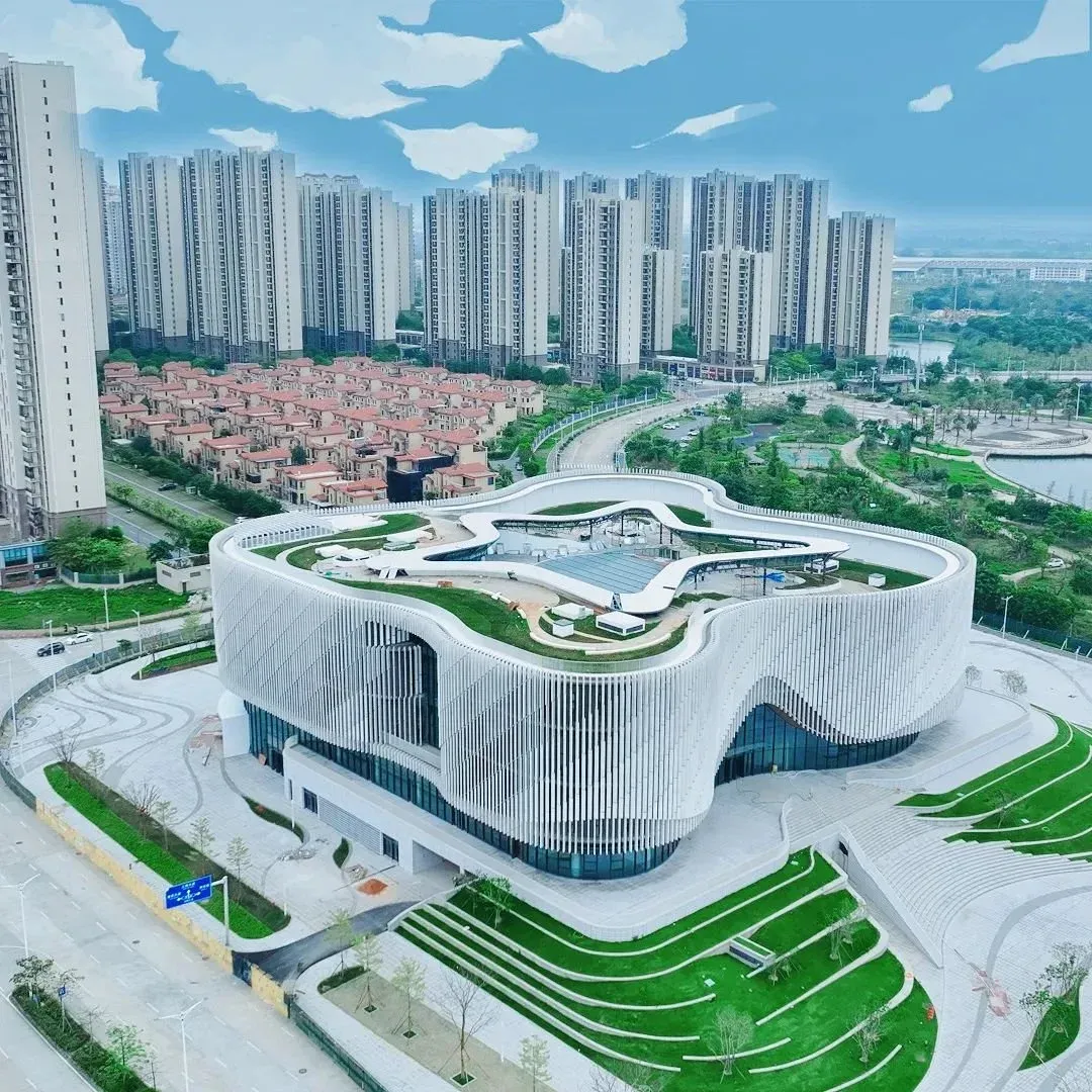 阳江这个新地标艺术感拉满,空中鸟瞰“凤凰花”开!-房产资讯-房天下