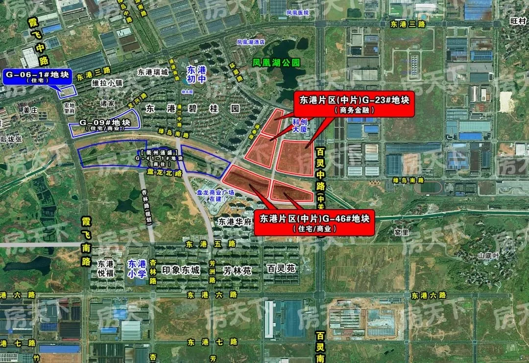 【房天下】衢州东港2宗地块公示：住宅、商业、商务金融用地