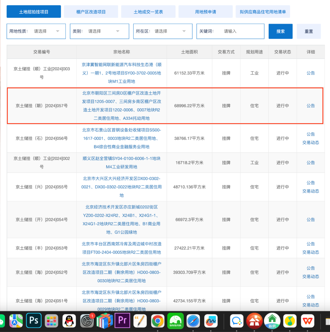朝阳三间房地块已经火速转正!2025年6月13日