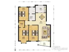 金水区 3室2厅会展中心与曼哈顿之间