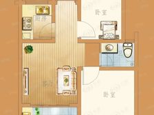 新建 龙湾名仕公馆 2室1厅