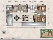 江城 中浠富地泷湾 4室2厅