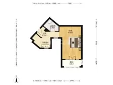 金州 世茂御龙海湾 1室1厅