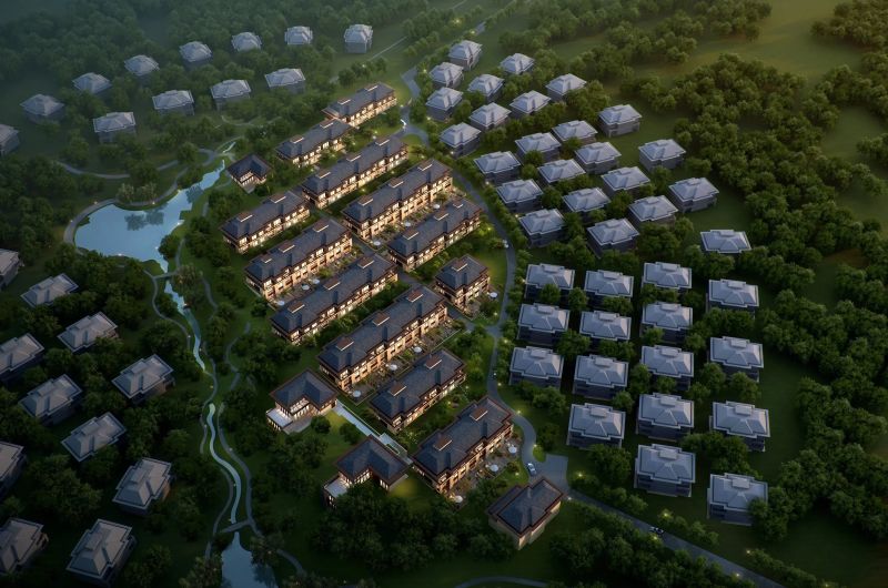 青龙湖进入快速发展通道 城市山水别墅再现燕西华府