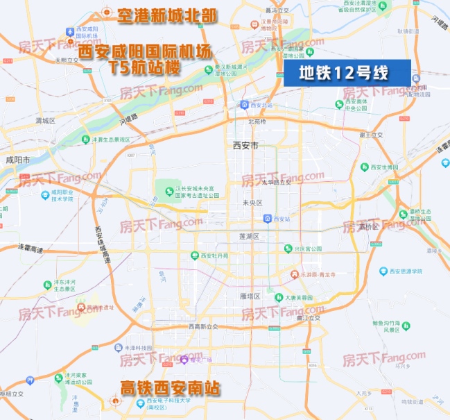 12号线：汉宣帝杜陵-咸阳市区 全场47公里