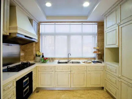 欧式四居室厨房橱柜装修效果图大全