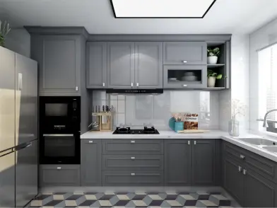 复古风格厨房置物架图片2020-房天下家居装修网