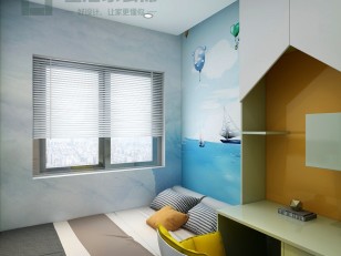 现代三居室儿童房装修效果图