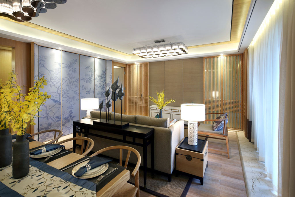 127平米四居室的中式风格案例，只花18万！