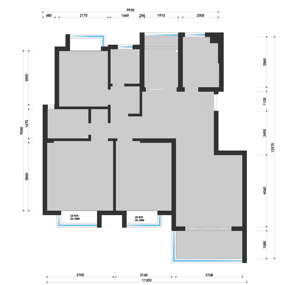 118平米三居室设计说明，17万元装修的北欧风格有什么效果？-MAX未来装修