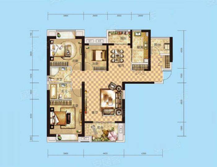 140.32平米的房子包括哪些功能间？装修成美式风格三居室好不好？-名流印象装修