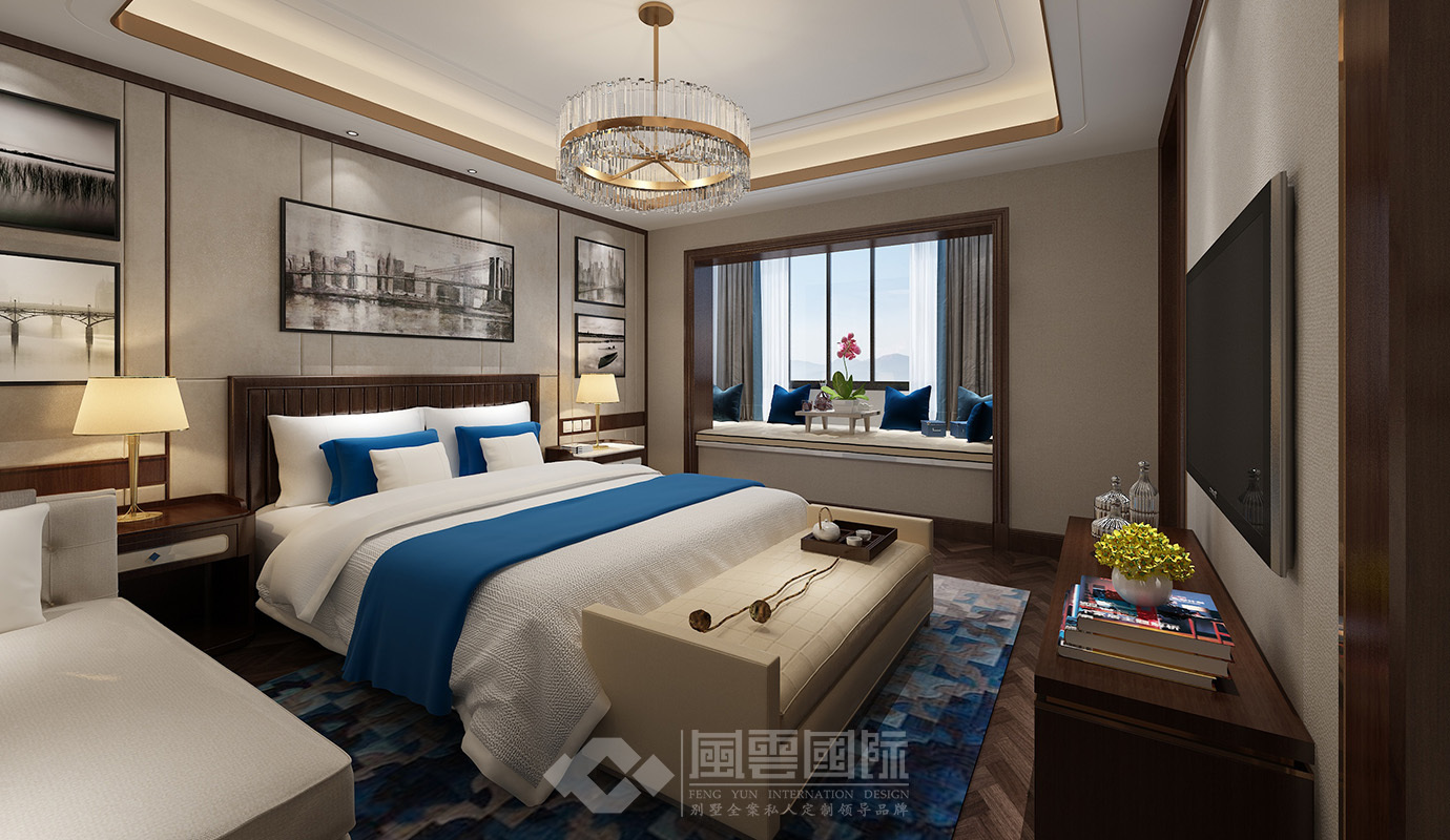 新中式风格三居室装修秘籍，142平米的房子这样装才阔气！