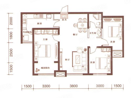 三居室的房子，足足116平米，如果用全包方式12万元是不是很划算？-龙湾写意装修