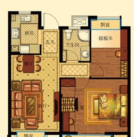 中式风格三居室如何装修，99平米的房子这样装才阔气！-世纪乐活公元城2期欢乐颂装修