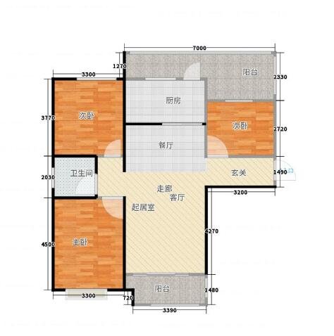 现代风格三居室装修案例，123平米的房子装修多少钱？-左岸骏景装修