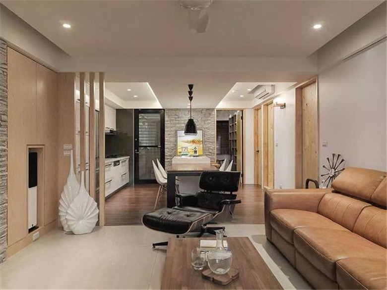 意想不到的神奇效果，94平米的二居室，现代风格只花了9万，太值了！-港湾江城装修