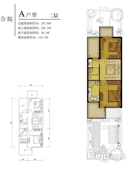 龙湖香醍国际社区实例，260平米的六居室，质感与时尚并存的中式风装修。