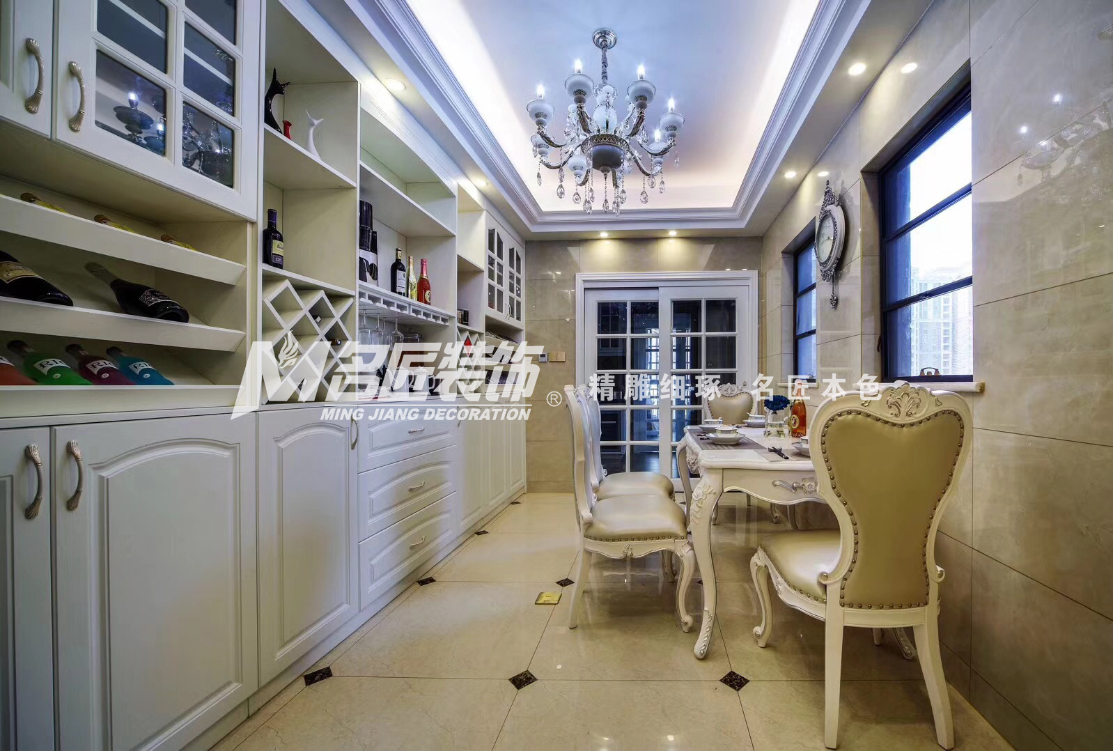 195平米三居室装修案例，装修价格只花20万元！-中海龙湾国际装修