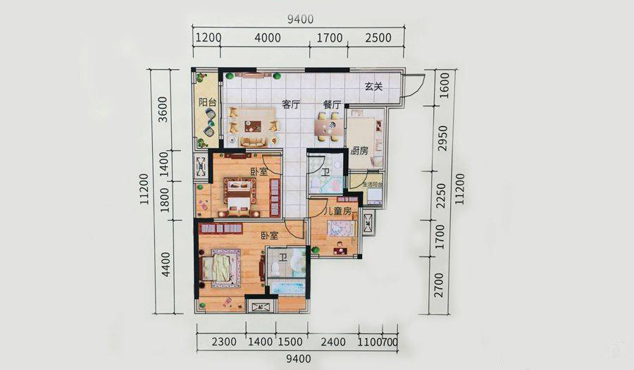 85平米三居室的现代风格案例，全包只花8万！-联发欣悦装修