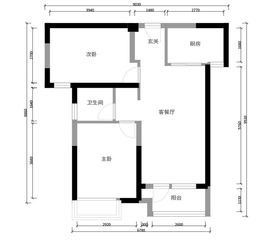 仅仅花了9万元就把85平米的二居室装修的美轮美奂融创融公馆装修