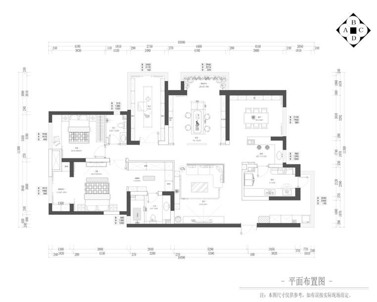 180平米的四居室，采用混搭风格装修的效果如何呢？-荣禾城市理想装修