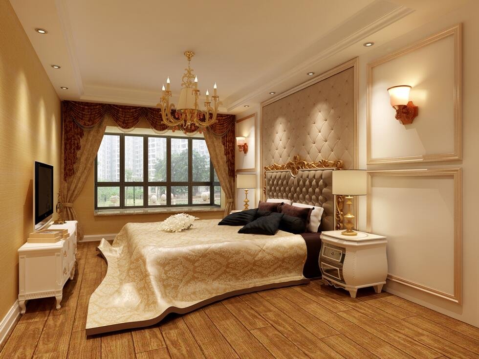 汇龙新城实例，79.5平米的一居室，质感与时尚并存的欧式风装修。