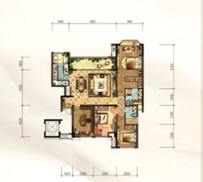 120平米的三居室装修案例欣赏，将现代风融入到现代生活当中。-江山樾装修