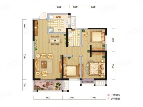 96平米，半包，中式风格的房子如何装修？-碧桂园假日半岛装修