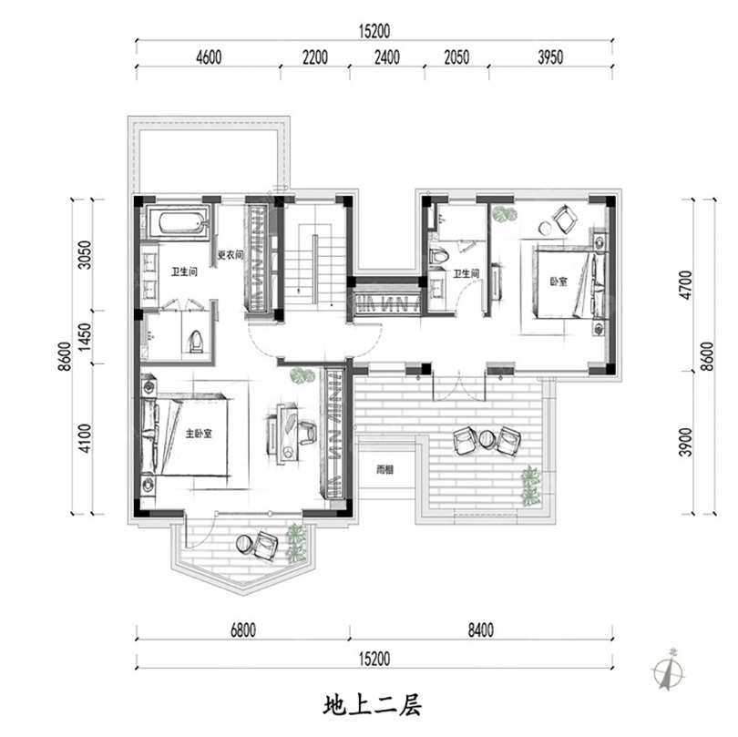现代风格五居室装修案例，317平米的房子装修多少钱？-万科公望装修