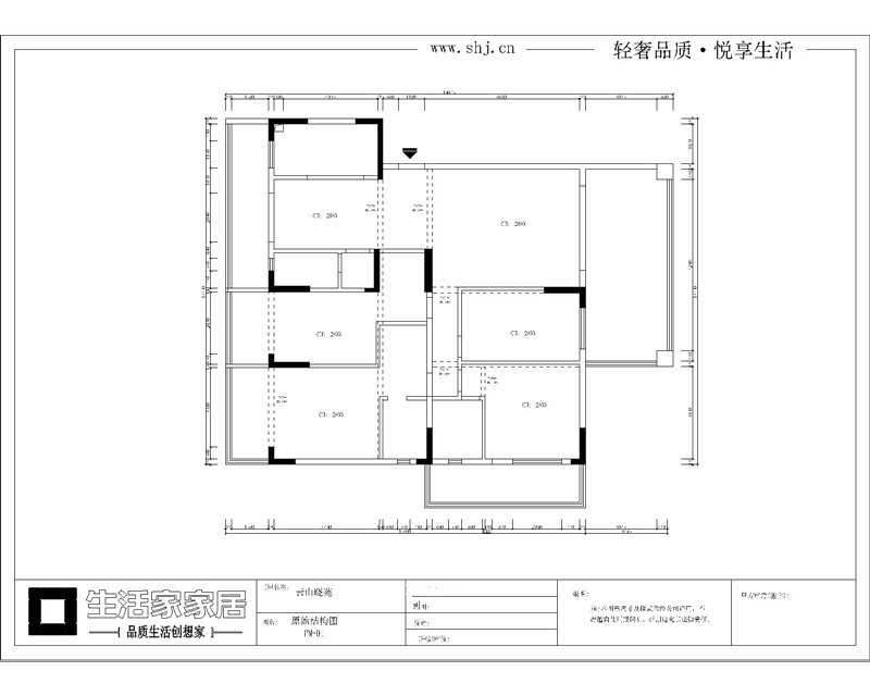 意想不到的神奇效果，235平米的五居室，中式风格只花了42万，太值了！-云山苑装修