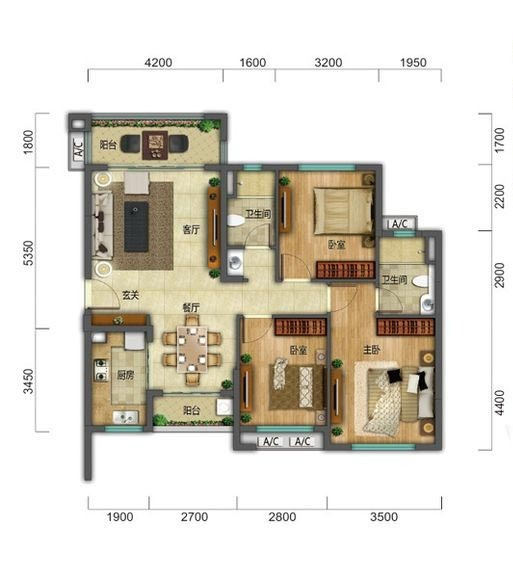 118平米的房子怎么装修合适，朋友花了9万，大家都惊呆了！-中洲中央公园公寓装修