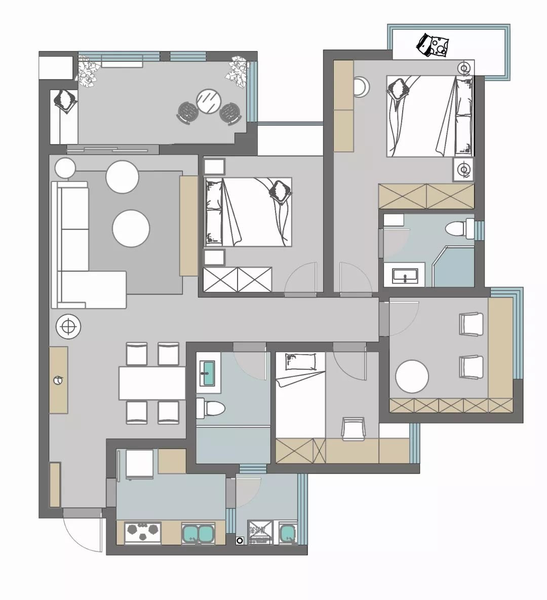 126平米三居室新房，找熟人装修才花费13万，大家觉得值吗？