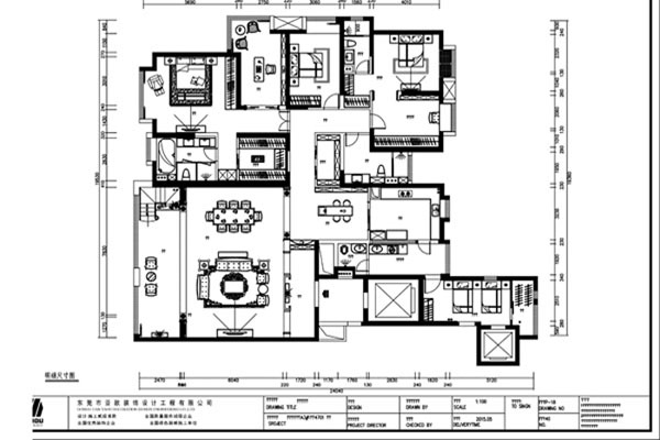 450平米的房子能装修成什么效果？法式风格六居室装修案例！-嘉和城装修