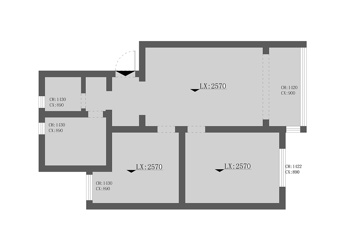 76平米的二居室，采用现代风格装修的效果如何呢？-岚皋馨苑装修
