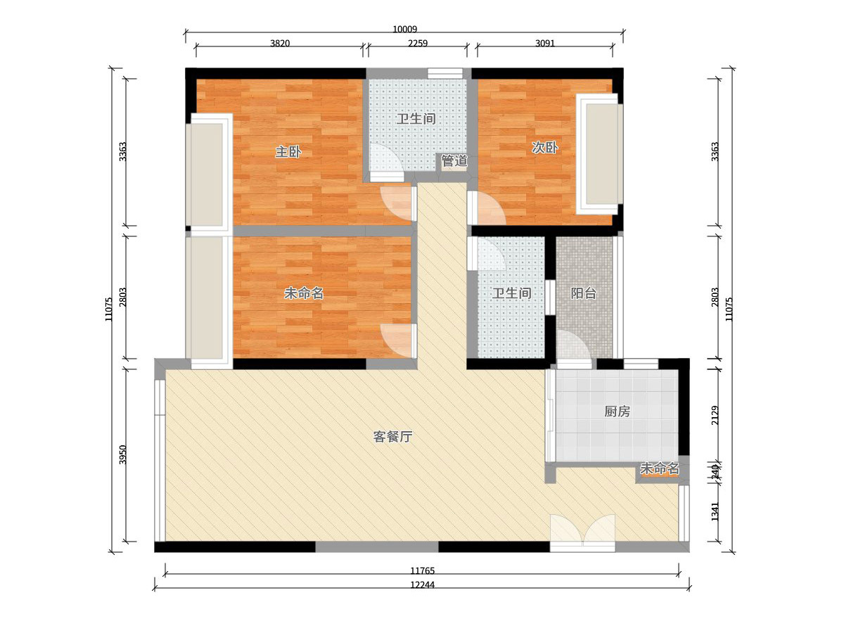 中式风格三居室精美装修，109平米的房子这样装才阔气！-东方希望天祥广场装修