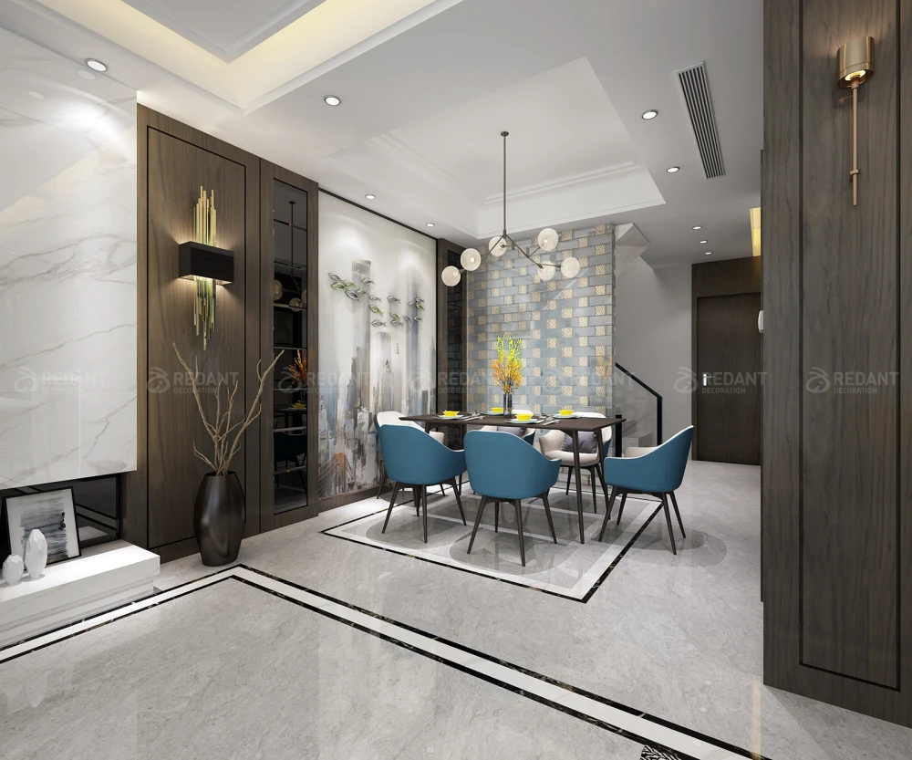 260平米别墅设计说明,80万元装修的现代风格有什么效果?-阳光城愉景湾装修