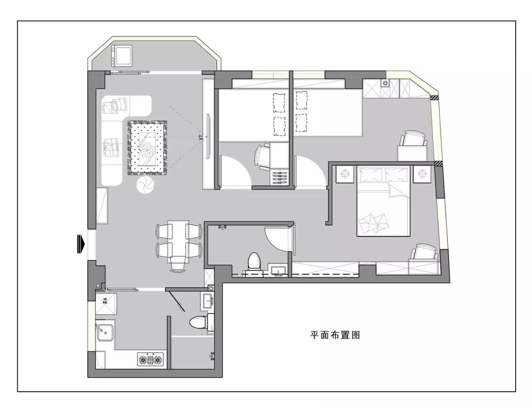72平米的房子包括哪些功能间？装修成现代风格二居室好不好？-屹立家园装修