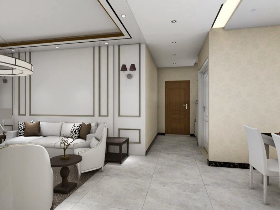 伟业巴黎印象123平米三居室舒适品质户型装修