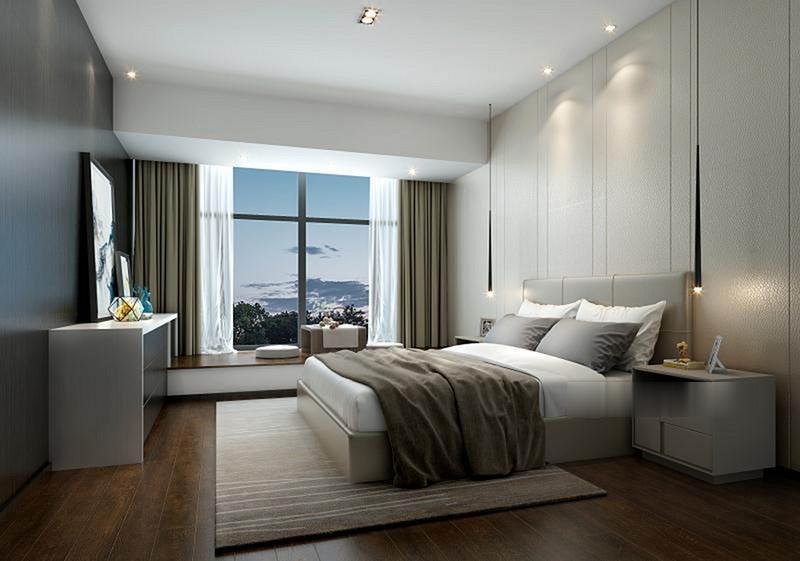 118平米的三居室装修案例欣赏，将现代风融入到现代生活当中。-龙湖九里峰景装修