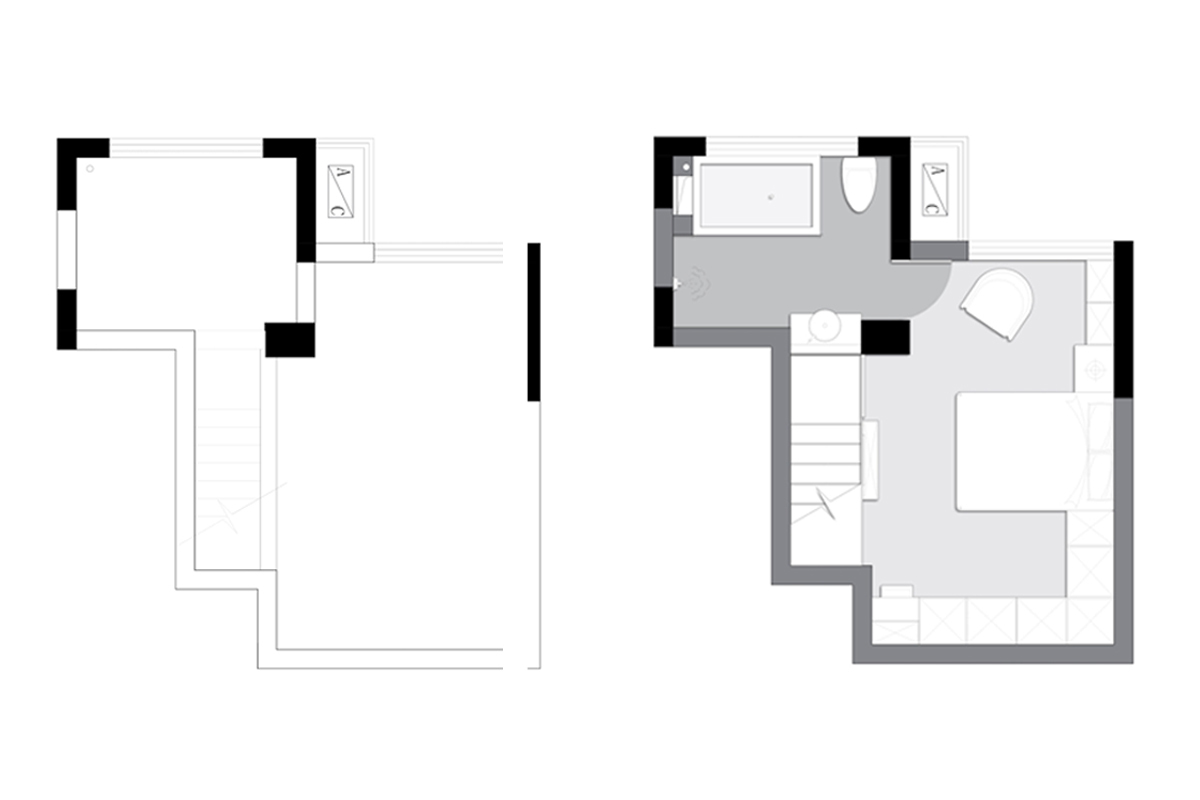 80平米二居室设计说明，15万元装修的现代风格有什么效果？-滨海天和城装修